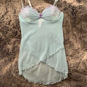 Sheer Victoria Secret lingerie tank